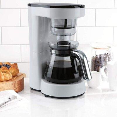 Sunshine 4-Cup Coffee Maker in Brown/White, Size 40.9 H x 10.1 W x 5.7 D in | Wayfair xwang2021092410363603