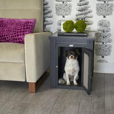 InnPlace™ Pet Crate & End Table, Medium by New Age Pet in Espresso