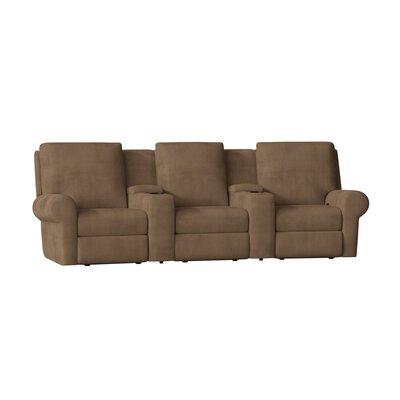 Wayfair Custom Upholstery™ Emily Home Theater Sofa in Brown, Size 42.0 H x 121.0 W x 40.0 D in 5BF19133D66242C99BBA296C64EF65E2