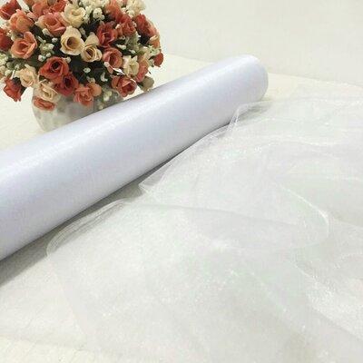 Biyori DIY Wedding Decoration Tulle in White | Wayfair 9040350WH