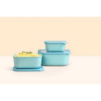 MEPAL 3 Container Food Storage Set in Green | 4 H x 7.8 W x 9.8 D in | Wayfair RST62710GRNDS