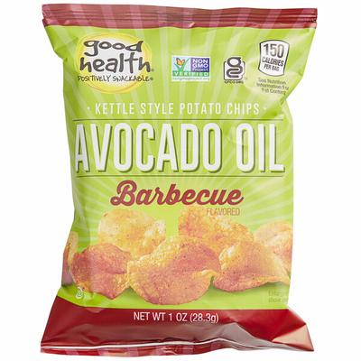 Good Health Avocado Oil Barbecue Kettle Chips 1 oz. - 30/Case