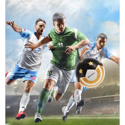 CoTa Global Barocity Golden Us Flag Soccer Ball - Premium Official Match Ball w/ Gold Stars Artwork | 7.5 H x 7.5 W x 7.5 D in | Wayfair 4201