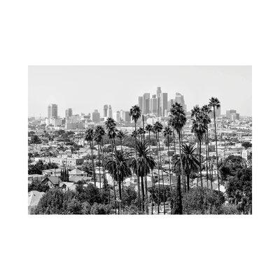East Urban Home Black California Series - Los Angeles by Philippe Hugonnard - Wrapped Canvas Photograph Print Canvas in Black/Green/White | Wayfair