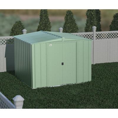 Arrow 8 ft. W x 8 ft. D Steel Vertical Storage Shed in Green | 72.88 H x 99.75 W x 95.25 D in | Wayfair CLG88SG