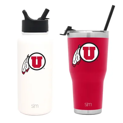 Simple Modern NCAA Insulated Licensed Drinkware 2-Pack - Utah Utes
