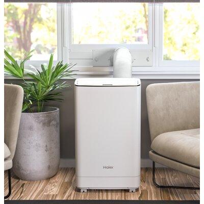 Haier 10,000 BTU Portable Air Conditioner For Medium Rooms Up To 350 Sq Ft. (7,200 BTU SACC) | 24.75 H x 15.25 W x 14 D in | Wayfair QPCA10YBMW