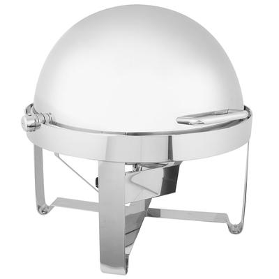 Vollrath 46360 Avenger 6 Qt Round Economy Chafer - Roll Top - Stainless