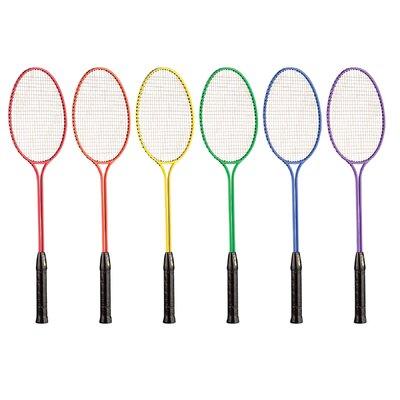 Champion Sports kids Tempered Steel Twin Shaft Badminton Racket Set Plastic/Metal in Black/Blue/Green | 1 H x 8 W x 26 D in | Wayfair BR30SET