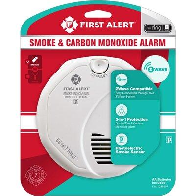 First Alert Smoke & Carbon Monoxide Detector in Black | 8.5 H x 6.7 W x 3.6 D in | Wayfair 1044807