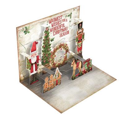 The Holiday Aisle® Nutcrackers Christmas Pop-up Cards | 5.125 H x 6.5 W x 1.75 D in | Wayfair 0EFDA9BA64B34DF489527CE13C0B8D0D