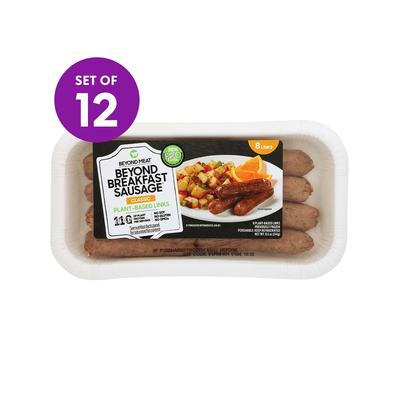 Better Bites Entrees - Beyond Plant-Based Breakfast Sausage - Set of 12