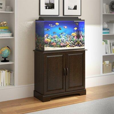 Archie & Oscar™ Deirdre Rectangle Aquarium Stand Wood (best for furniture style stands) in Brown | 30.32 H x 33.07 W x 14.69 D in | Wayfair