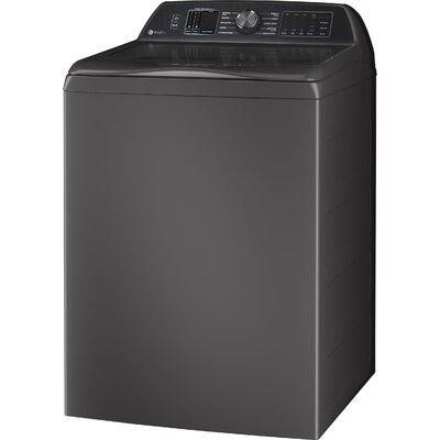 GE Profile™ 5.4 Cu. Ft. High Efficiency Smart Top Load Washer, Stainless Steel in Gray, Size 43.88 H x 27.88 W x 28.19 D in | Wayfair PTW700BPTDG