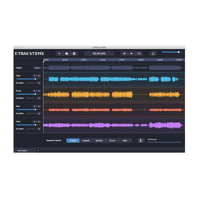 AUDIONAMIX XTRAX STEMS Software Download, 1-Year Subscription XTRAX STEMS ONE YEAR SUBSCRIPTION