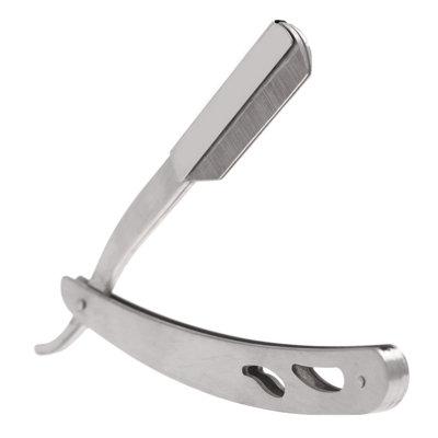 CELLPAK Foldable Stainless Steel Blade Hair Razor Hair Cut Blade Metal in Gray, Size 1.0 H x 5.51 W x 3.0 D in | Wayfair TY203-wf
