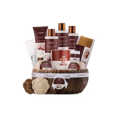 Lovery Mens Gift Set - Coconut Bath Gift Set & Shower Gift Basket - Personal Self Care Kit with Ash Tray