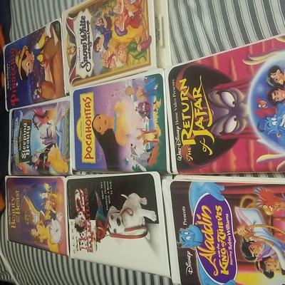 Disney Media | 8 Disney Vhs Lot. All Tapes In Excellent Condition | Color: Gold | Size: Os