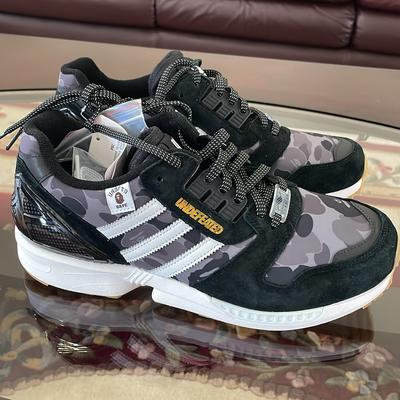 Adidas Shoes | Bape X Undefeated X Zx-8000 | Color: Black/Gray | Size: 9