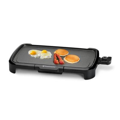 Toastmaster Non Stick Electric Griddle Die Cast Aluminum in Gray | 14 H x 23.5 W x 3.8 D in | Wayfair TM-203GR