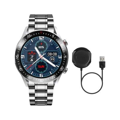 iMounTEK Smart Watches Silver - Silvertone IP68 Smart Watch