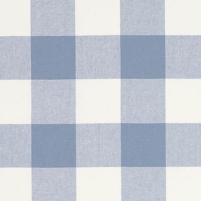 Buffalo Check Cornflower Fabric by the Yard - Ballard Designs - Ballard Designs