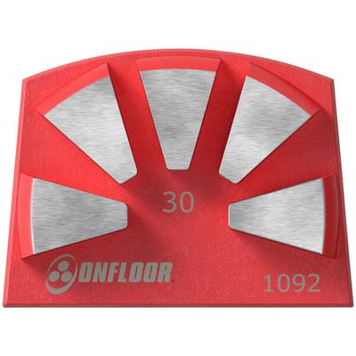 Onfloor 615854 XT5-SEG Diamond Quick Tool with 30 Grit - 3/Pack
