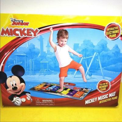 Disney Toys | Floor Piano Kids Step On Musical Toy Disney Mickey Takes Batteries See Details | Color: Red/Yellow | Size: Osb