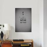 East Urban Home 'Movie Quote Series: The Karate Kid' Textual Art on Canvas in Black/Gray/White | 18 H x 12 W in | Wayfair ESUR3040 37325106