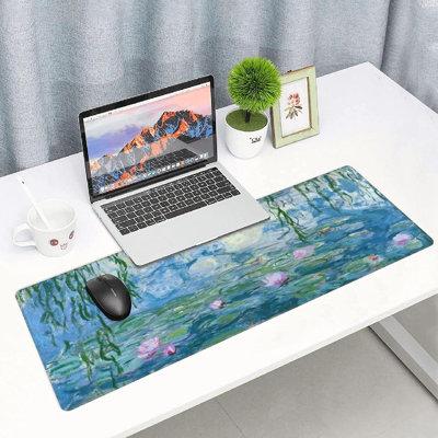 East Urban Home Desk Pad, Rubber in Blue/Green/Pink | 0.15 H x 31.5 W x 11.8 D in | Wayfair BA2A56F7A1214D089E7BBA0ED7D70D2A