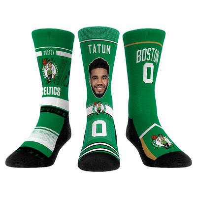 Youth Rock Em Socks Jayson Tatum Boston Celtics Three-Pack Crew