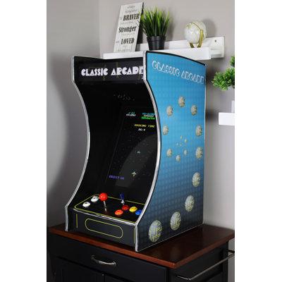 Game Classics Bar/Tabletop 60 In 1 Arcade Video Game Tabletop & Bartop Multicade Game Machine, Size 29.5 H x 16.0 W x 18.0 D in | Wayfair GCTT60B
