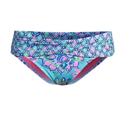 Lilly Pulitzer Swim | Lilly Pulitzer Lagoon Sarong Hipster Bikini Bottoms | Color: Blue/Red | Size: 6