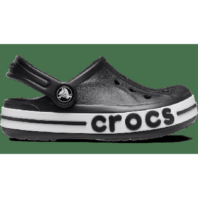 Crocs Black Kids' Bayaband Clog Shoes