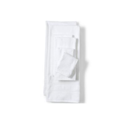 Turkish Textured Spa Hand Towel - Lands' End - White