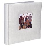 Red Barrel Studio® 2 Up Fabric Album Fabric in Gray | 8.5 H x 8.75 W in | Wayfair DB417AD8CDA2455AA802B1953F92B433