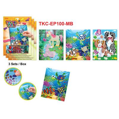 LCM Home Fashions 3 Piece Twinkle Craft Animal Set | 11 H x 10 W x 2 D in | Wayfair TKC-EP100-MB