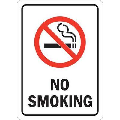 LYLE U1-1014-RD_7X5 No Smoking Sign, 7