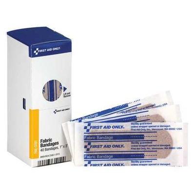FIRST AID ONLY FAE-3101 First Aid Kit Refill,1"X3" Adhesive Fabric Bandage, 40