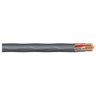SOUTHWIRE 63949221 Nonmetallic Building Cable, 8 AWG, Coil, Length: 25 ft