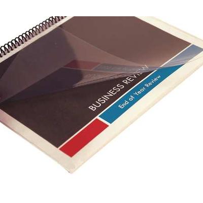 SIRCLE CCS-05-SQ Binding Covers, Plastic, Clear, PK100, Color: clear
