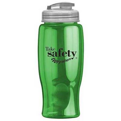 QUALITY RESOURCE GROUP TB27USS Water Bottle,27oz.,Green