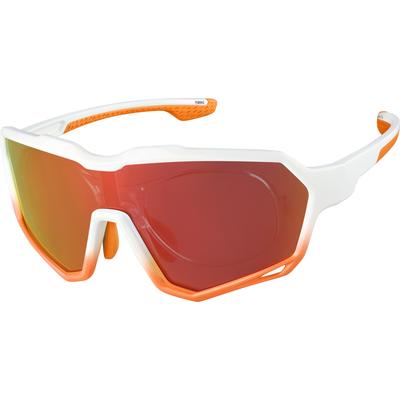 Zenni Rectangle Sports Prescription Glasses Orange Plastic Full Rim Frame