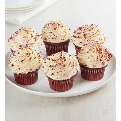 1-800-Flowers Food Delivery Jumbo Red Velvet Cupcakes 6 Count | Happiness Delivered To Their Door