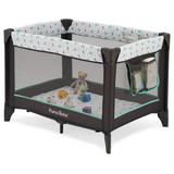 Pamo Babe Unisex Portable Easy to Assembly Playard for Baby Polyester in Brown | 27.95 H x 8.66 W x 8.66 D in | Wayfair P920-Grey