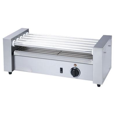 eQuipped RG1812 12 Hot Dog Roller Grill - Flat Top, 120v, Stainless Steel