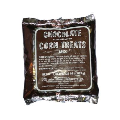 Gold Medal 2090 Concentrated Chocolate Popcorn Treat Mix w/ (12) 22 oz Pouches