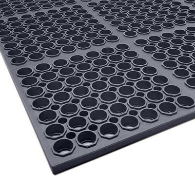 Cactus Mat 3525-C1 VIP Tuffdek Anti Fatigue Floor Mat - 3' x 5', Rubber, Black