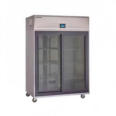 Delfield GAR1NP-GH 24  1 Section Reach In Refrigerator, (2) Right Hinge Glass Door, 115v, Silver
