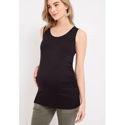 Maurices Womens 24/7 Flawless Scoop Neck Maternity Tank - Size Large